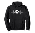 Soccer Heart Drawing Soccer Fans Hoodie - Trendy Graphic Unisex
