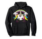 Funny Soccer Unicorn Gift Football Players Hoodie - Unique Graphic Unisex