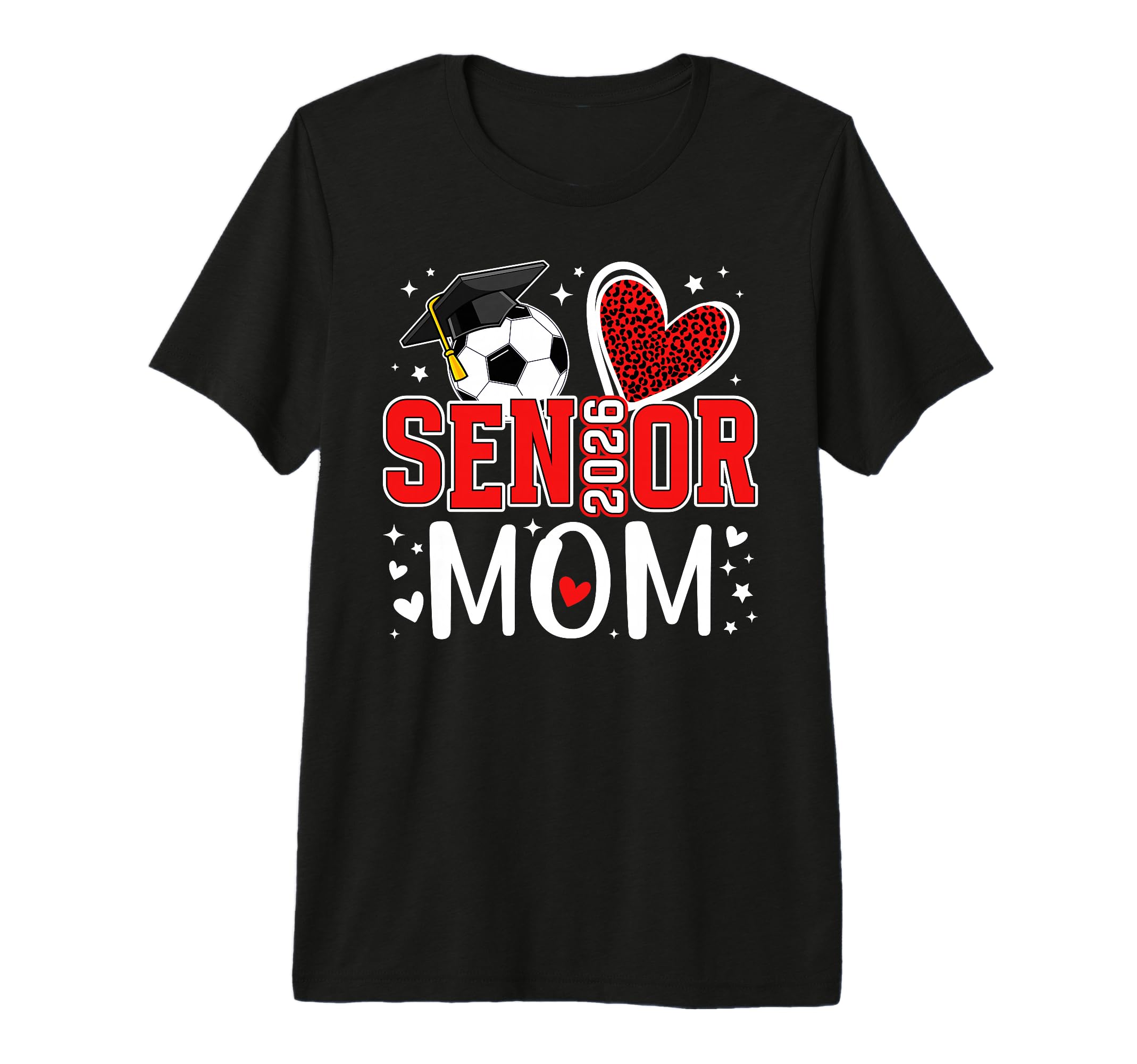 Soccer Senior Mom 2026 Soccer Senior T-Shirt - Custom Art Print Unisex