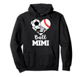 Ball Mimi Funny Soccer Baseball Hoodie - Fun Novelty Design for Adults