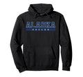 Alaska Soccer Blue Text Hoodie - Unique Graphic Men Women