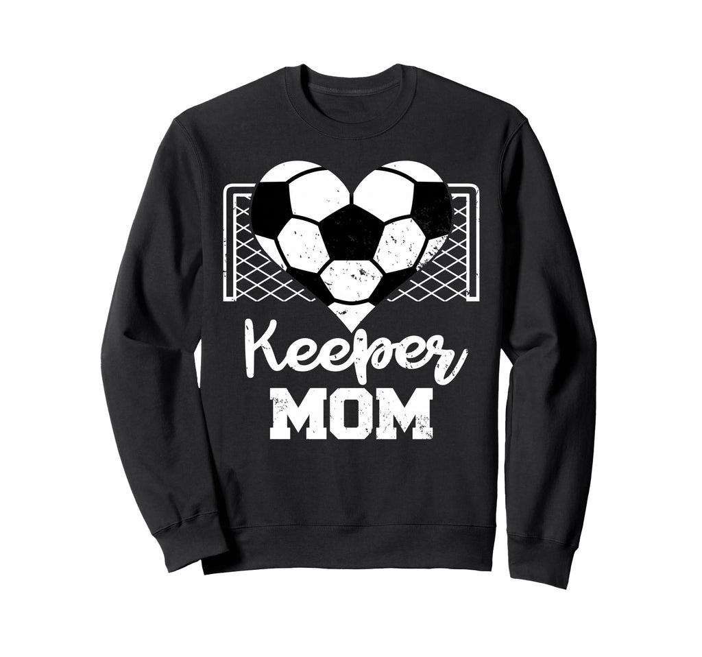 Keeper Mom Funny Soccer Goalkeeper Mom Sweatshirt - Graphic Print Men Women