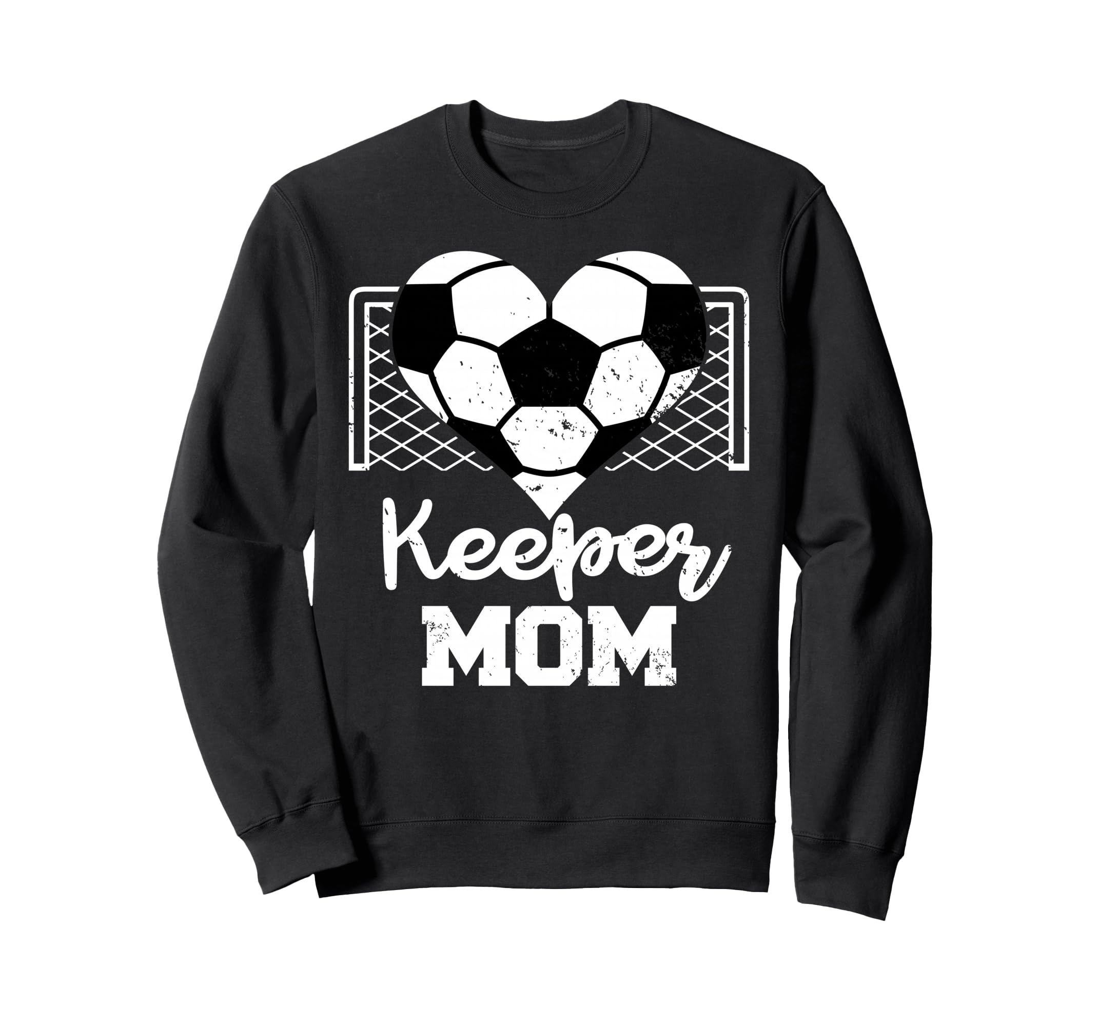 Keeper Mom Funny Soccer Goalkeeper Mom Sweatshirt - Graphic Print Men Women