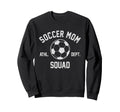 Soccer Mom Squad Gifts Sweatshirt - Minimalist Print Men Women