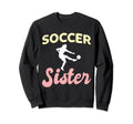 Soccer Sister Goalkeeper Soccer Sweatshirt - Custom Art Print for Adults