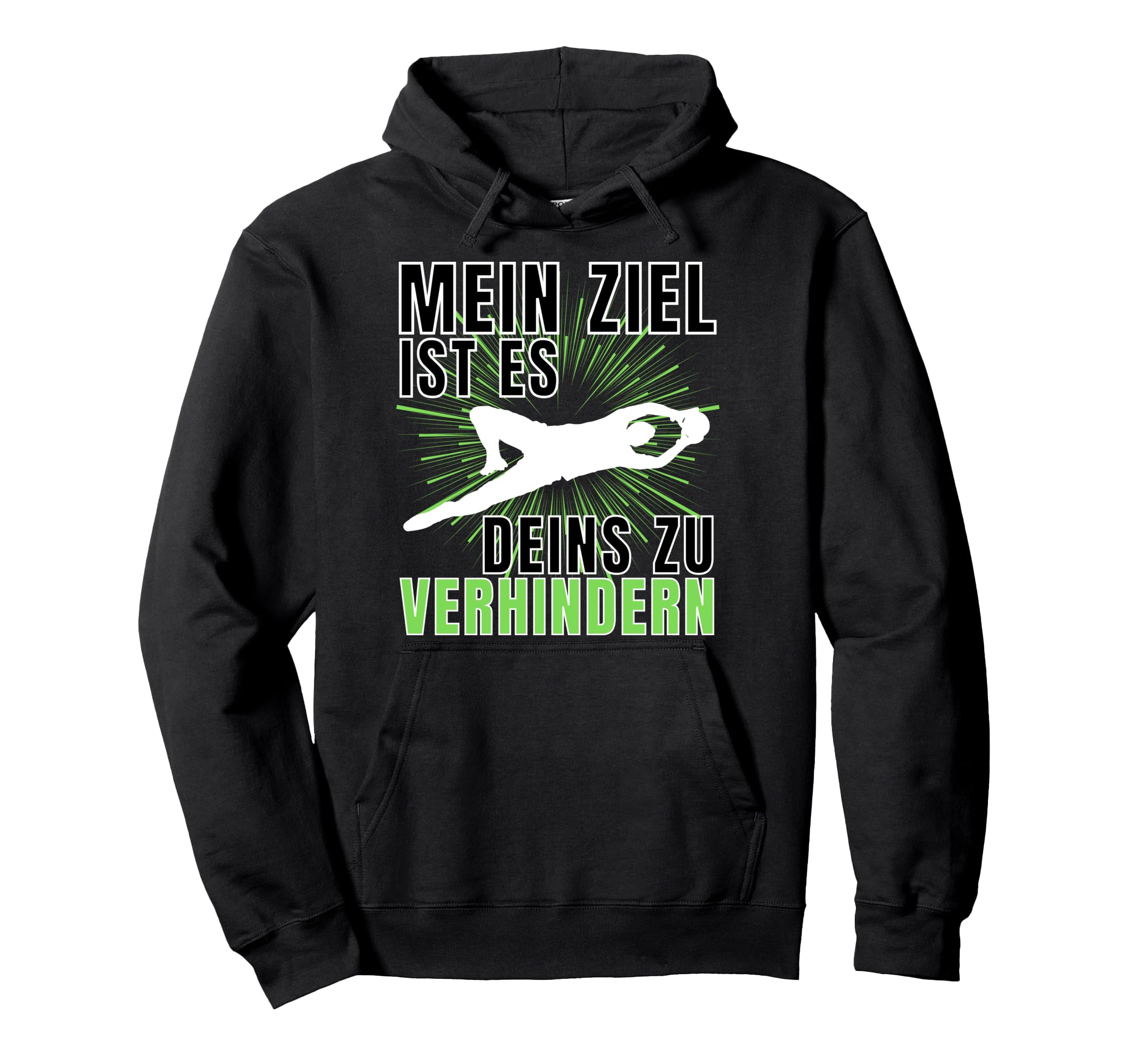 Mens Goalkeeper Goalkeeper Funny Footballer Hoodie - Novelty Apparel Unisex