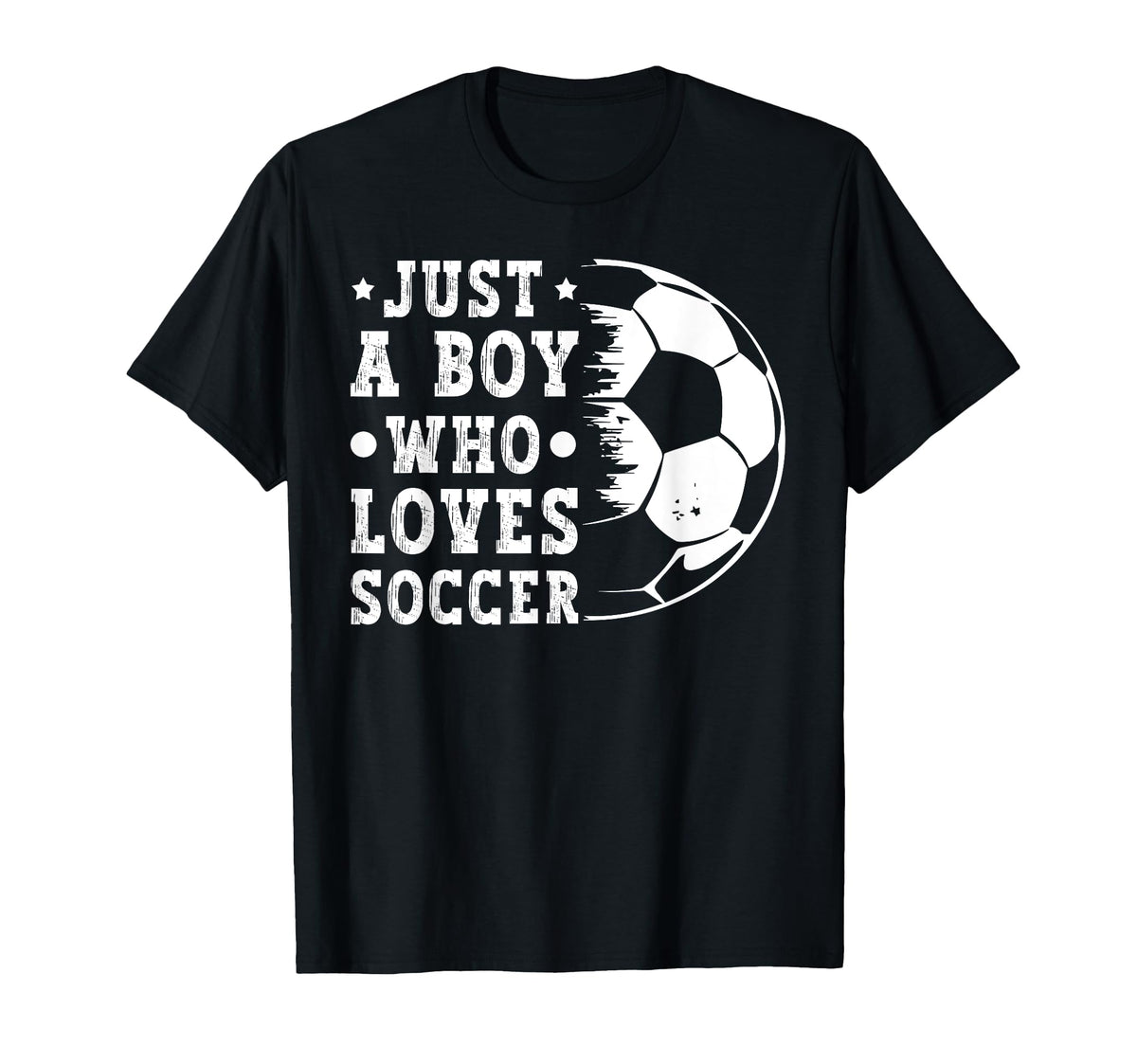 Just Who Loves Soccer Funny T-Shirt - Casual Everyday Wear for Adults