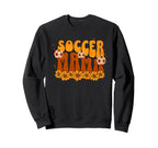 Proud Soccer Mom Flowers Sweatshirt - Graphic Print for Adults