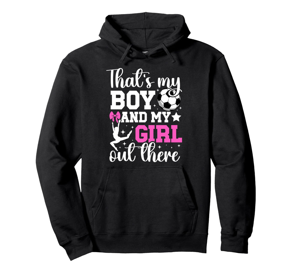 Soccer And Dance Mom Proud Dancing And Hoodie - Minimalist Print Unisex