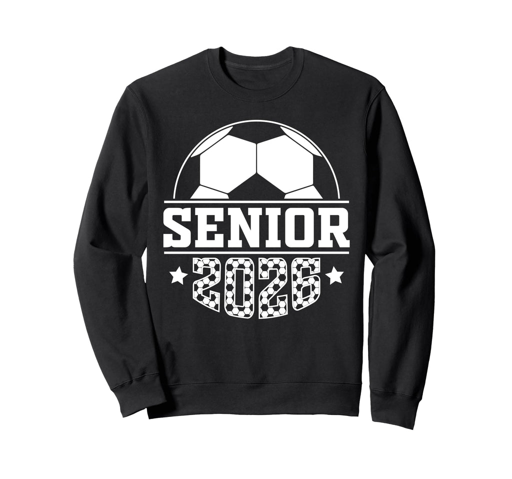 Soccer Senior 2026 Class 26 Senior Sweatshirt - Novelty Apparel for Adults