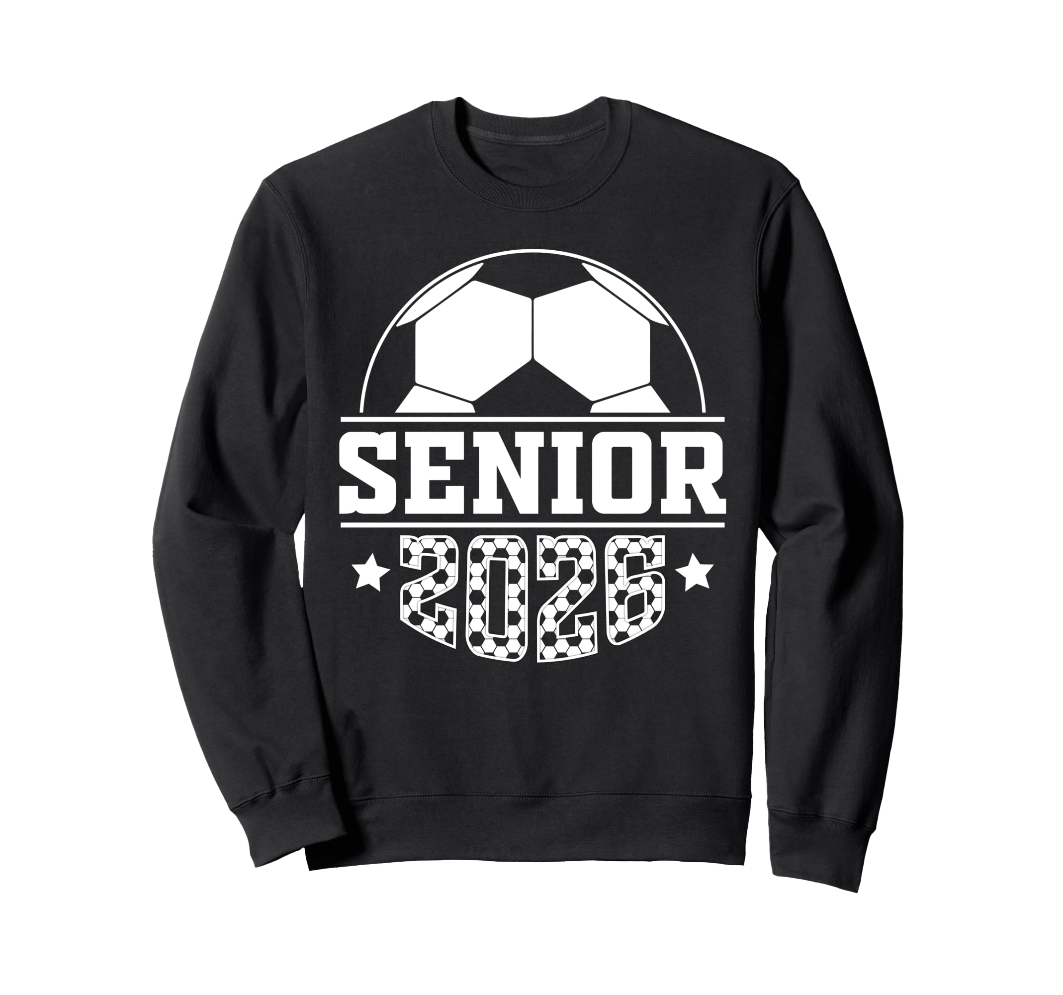 Soccer Senior 2026 Class 26 Senior Sweatshirt - Novelty Apparel for Adults