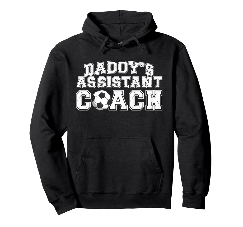 Daddys Assistant Coach Soccer Assistant Hoodie - Unique Graphic Men Women