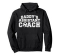 Daddys Assistant Coach Soccer Assistant Hoodie - Unique Graphic Men Women