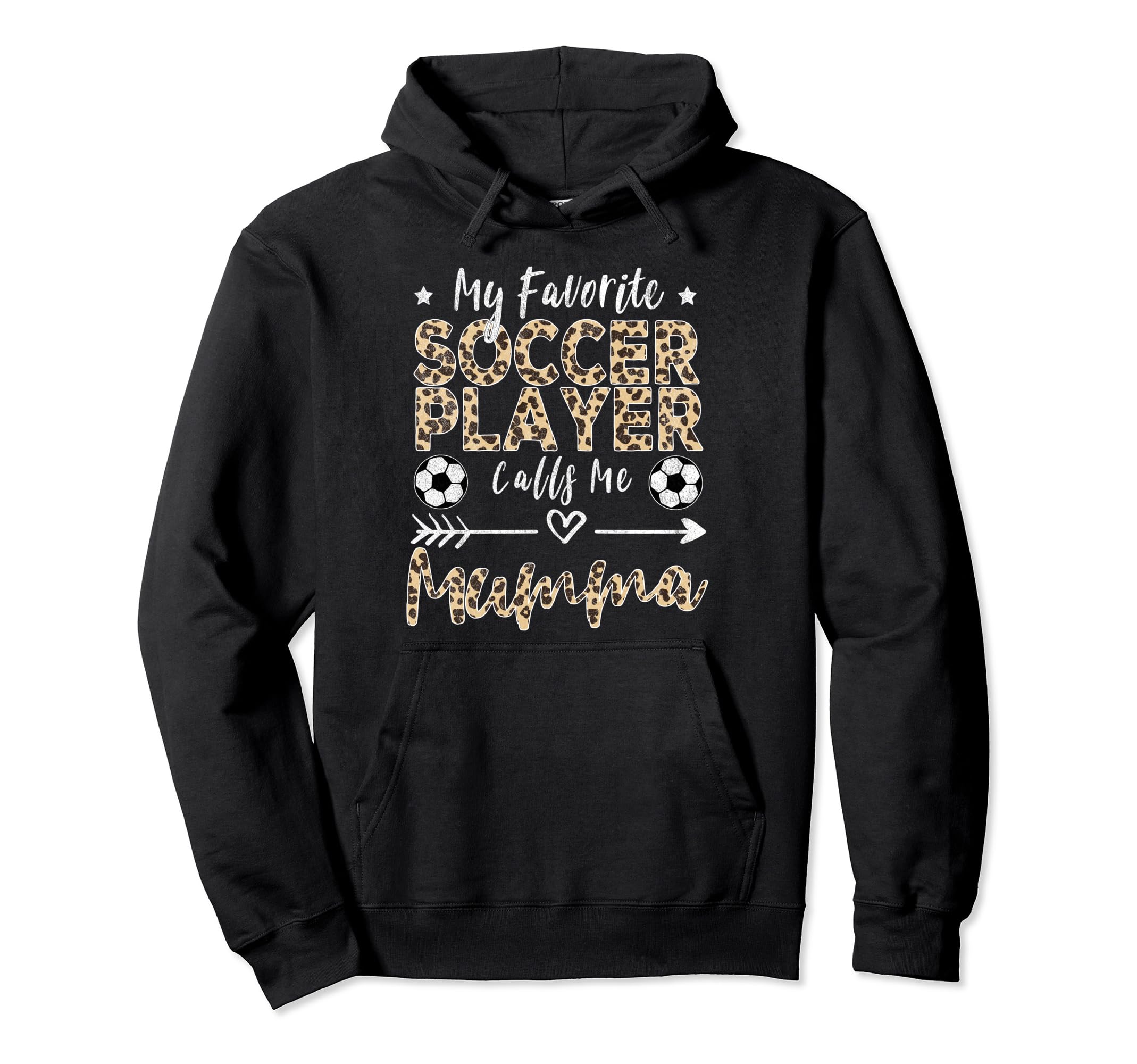 My Favorite Soccer Player Calls Me Mumma Hoodie - Graphic Print Men Women