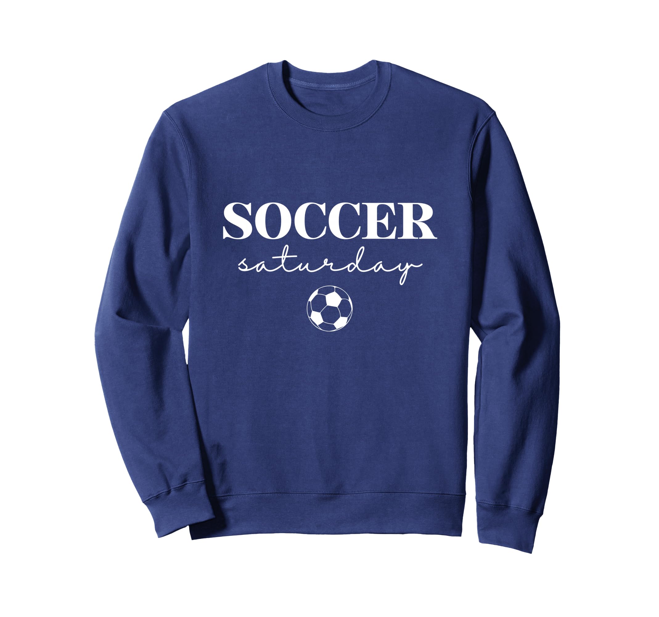 Soccer Saturday Sports Gameday Sweatshirt - Fun Novelty Design for Adults