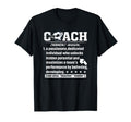 Soccer Coach Definition Soccer Player T-Shirt - Minimalist Print Unisex