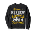 Proud Nephew Class 2024 Graduate Sweatshirt - Aesthetic Graphic Men Women