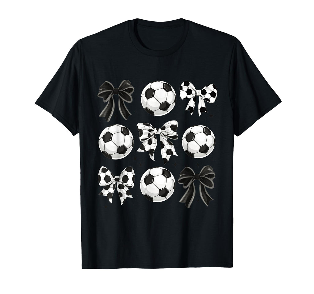 Coquette Soccer Mom Football Soccer T-Shirt - Casual Everyday Wear Unisex