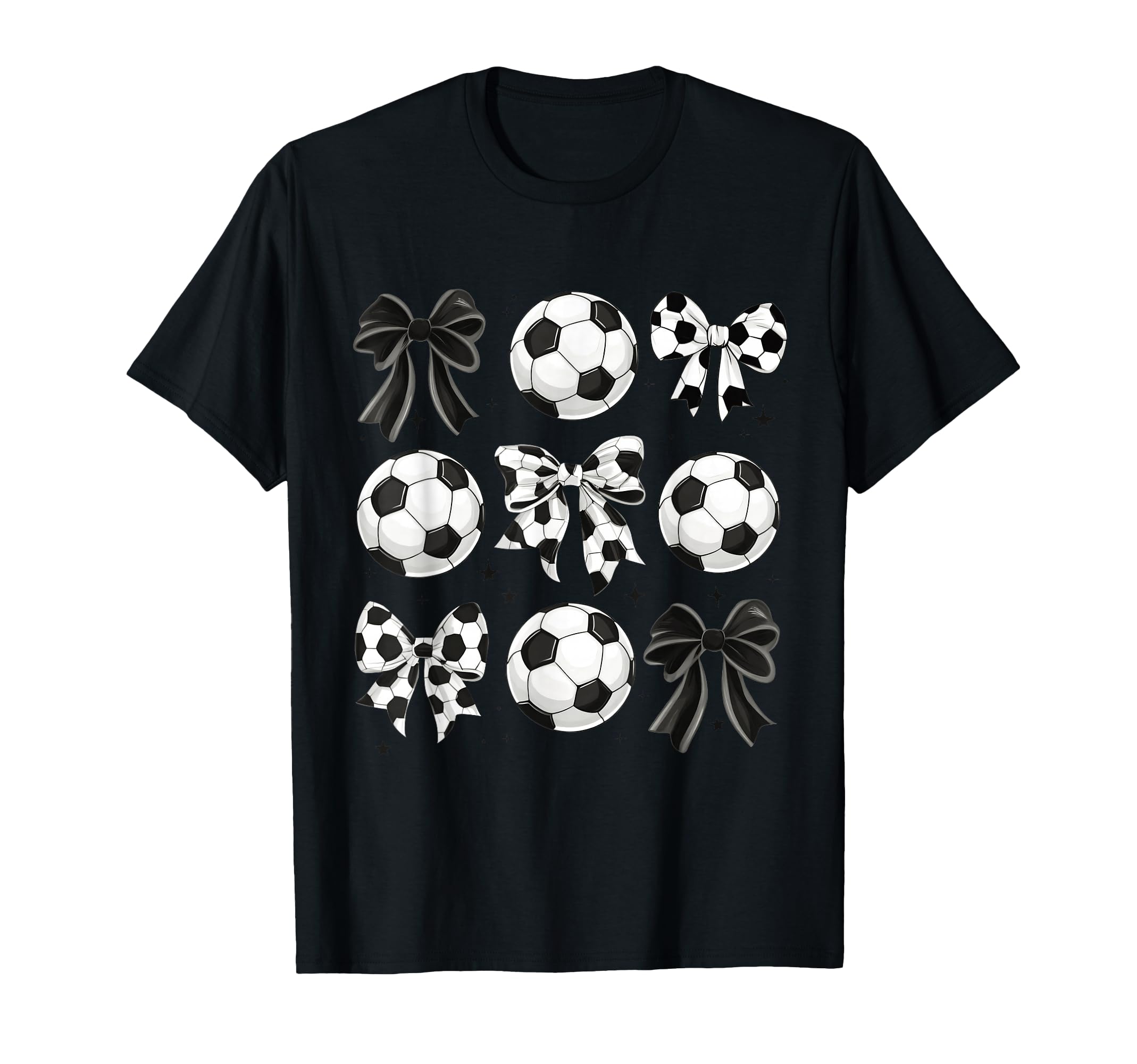 Coquette Soccer Mom Football Soccer T-Shirt - Casual Everyday Wear Unisex