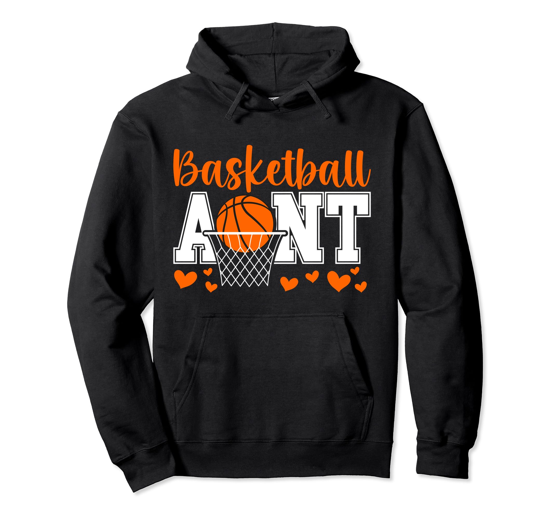 Basketball Aunt Basketball Player Auntie Hoodie - Fun Novelty Design Unisex