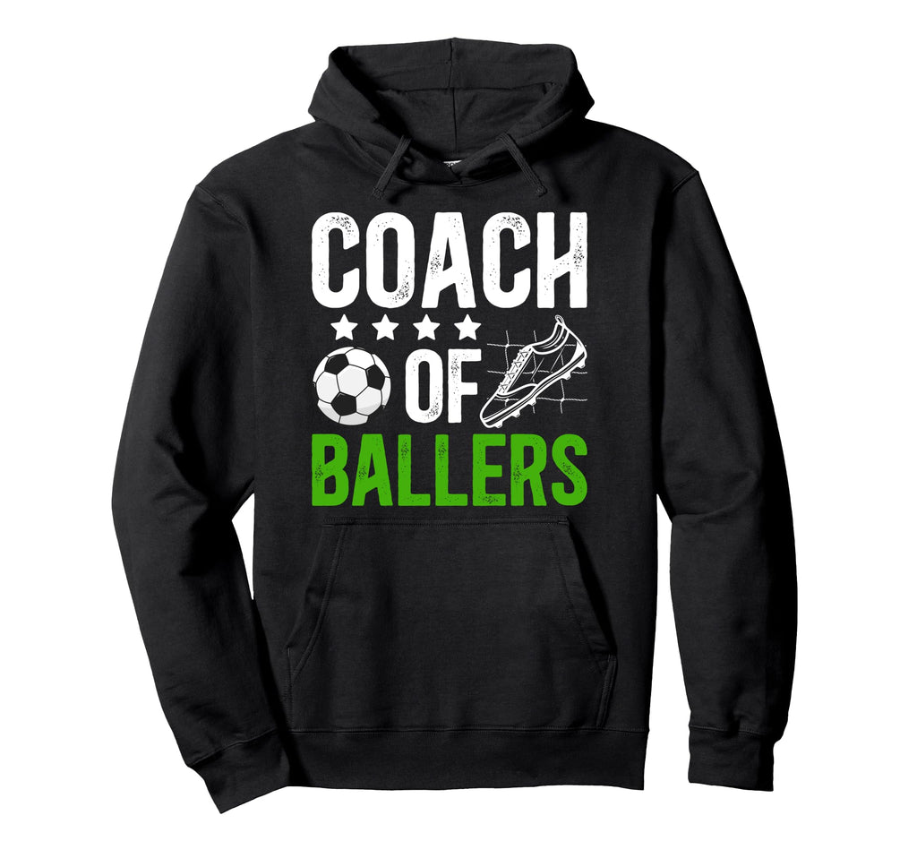 Coach Ballers Soccer Coach Soccer Coaching Hoodie - Minimalist Print Unisex
