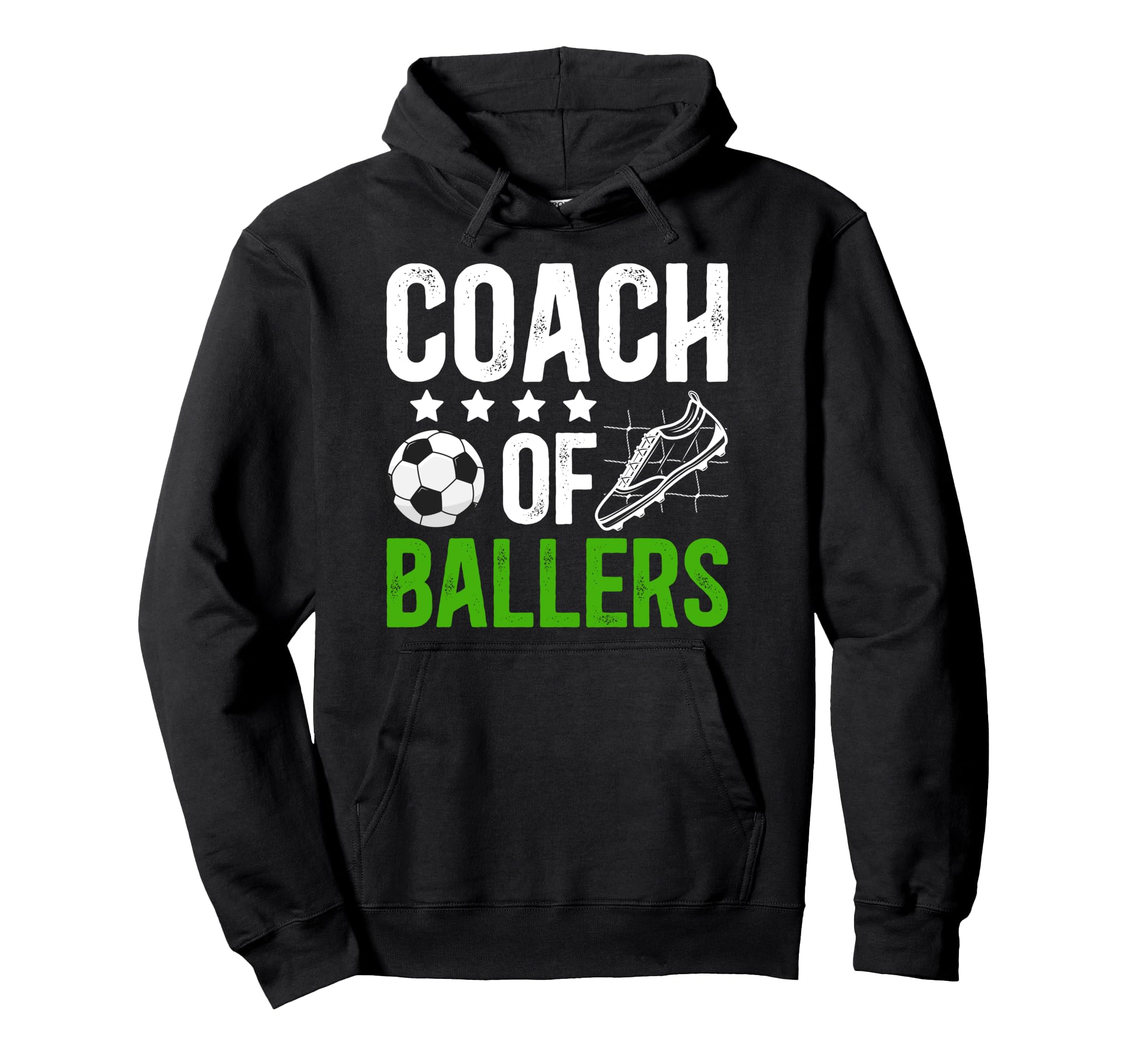 Coach Ballers Soccer Coach Soccer Coaching Hoodie - Minimalist Print Unisex