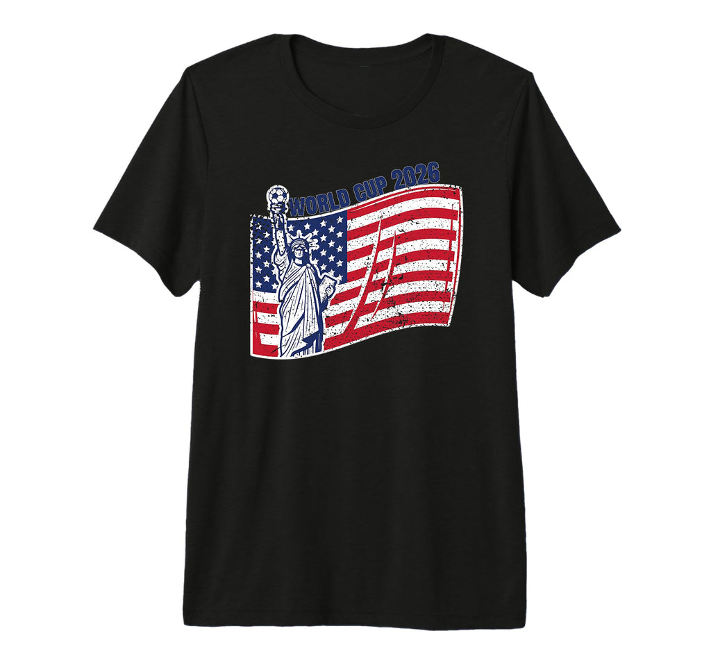 Usa World Football 26 American Team T-Shirt - Graphic Print Men Women
