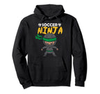 Soccer Ninja Player Football Goalie Hoodie - Unique Graphic for Adults