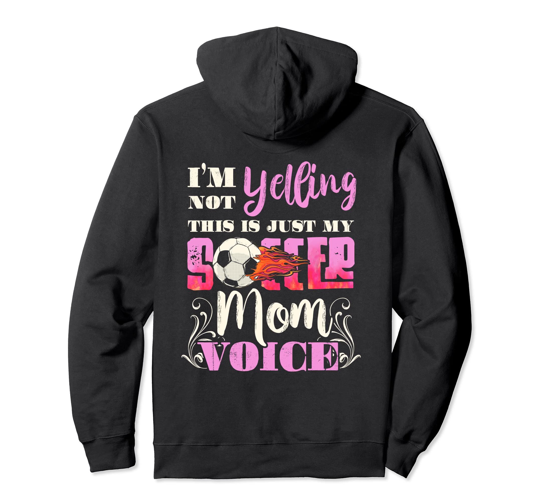 Im Not Yelling This Is My Soccer Mom Hoodie - Minimalist Print Men Women