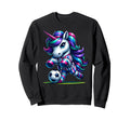 Soccer Unicorns Mom Aunt Sister T-Shirt - Streetwear Style Men Women