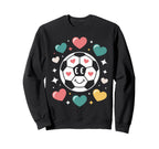 Funny Soccer Art Soccer Lover Player Sweatshirt - Trendy Graphic Unisex