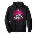 Soccer Lovers Dream Big Goals Hoodie - Casual Everyday Wear Men Women