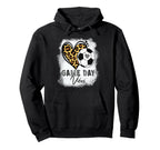 Bleached Soccer Game Day Vibes Hoodie - Casual Everyday Wear for Adults