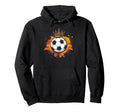 Awesome Soccer Ball Fit King Hoodie - Casual Everyday Wear Men Women