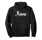 Soccer Love Goalie Distressed Goalkeeper Hoodie - Unique Graphic Men Women
