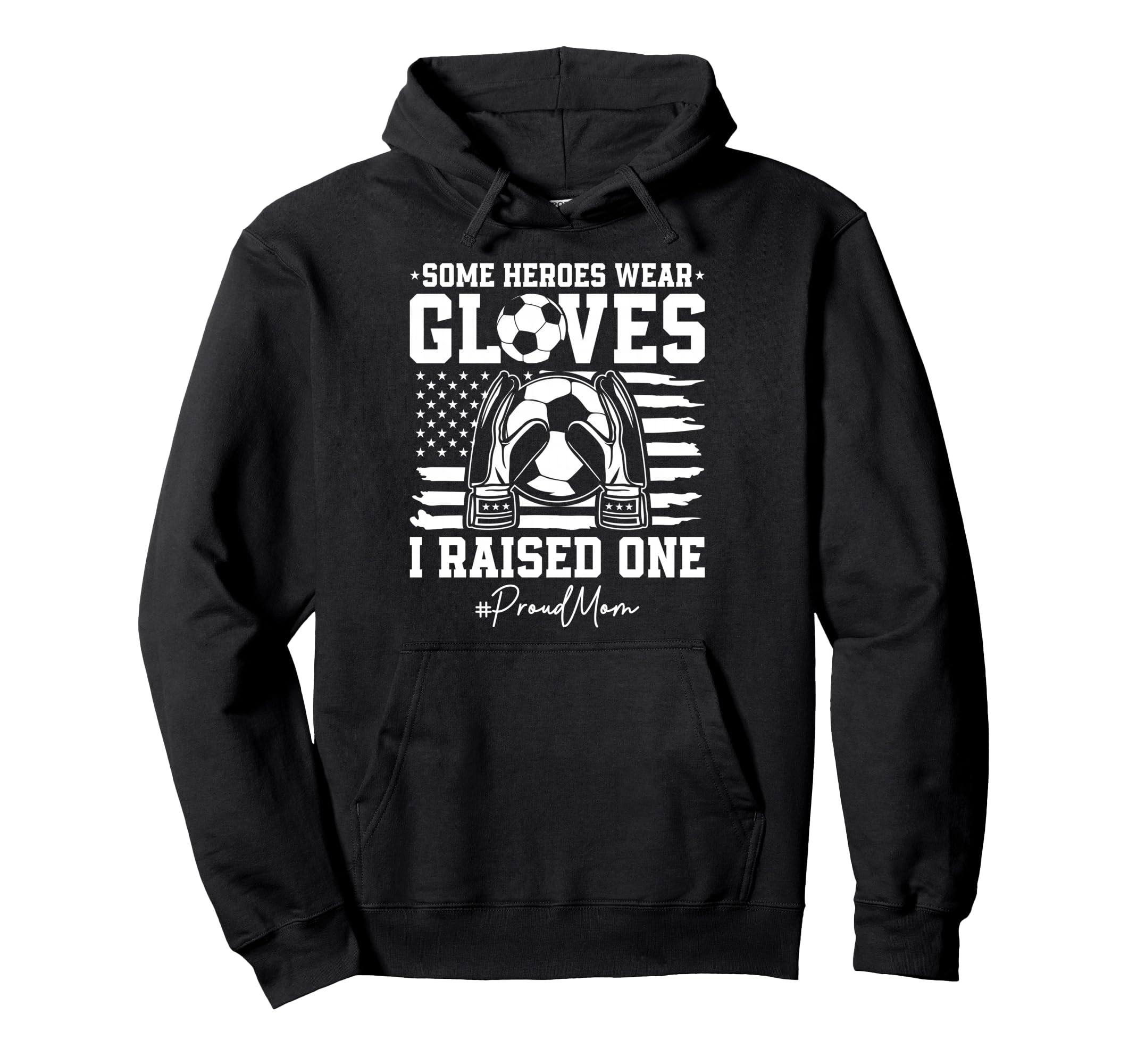 Some Heroes Wear Gloves I Raised Hoodie - Casual Everyday Wear Unisex