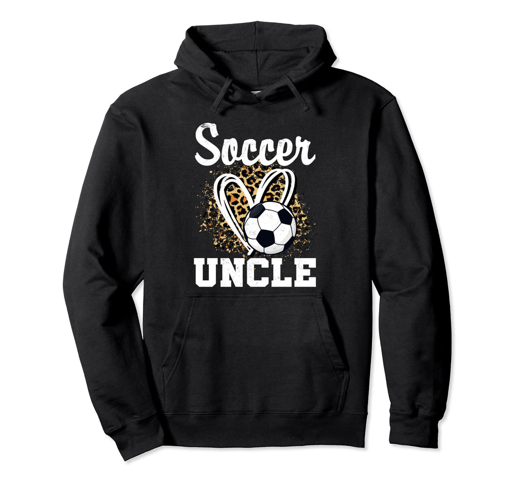 Soccer Uncle Leopard Heart Hoodie - Casual Everyday Wear for Adults