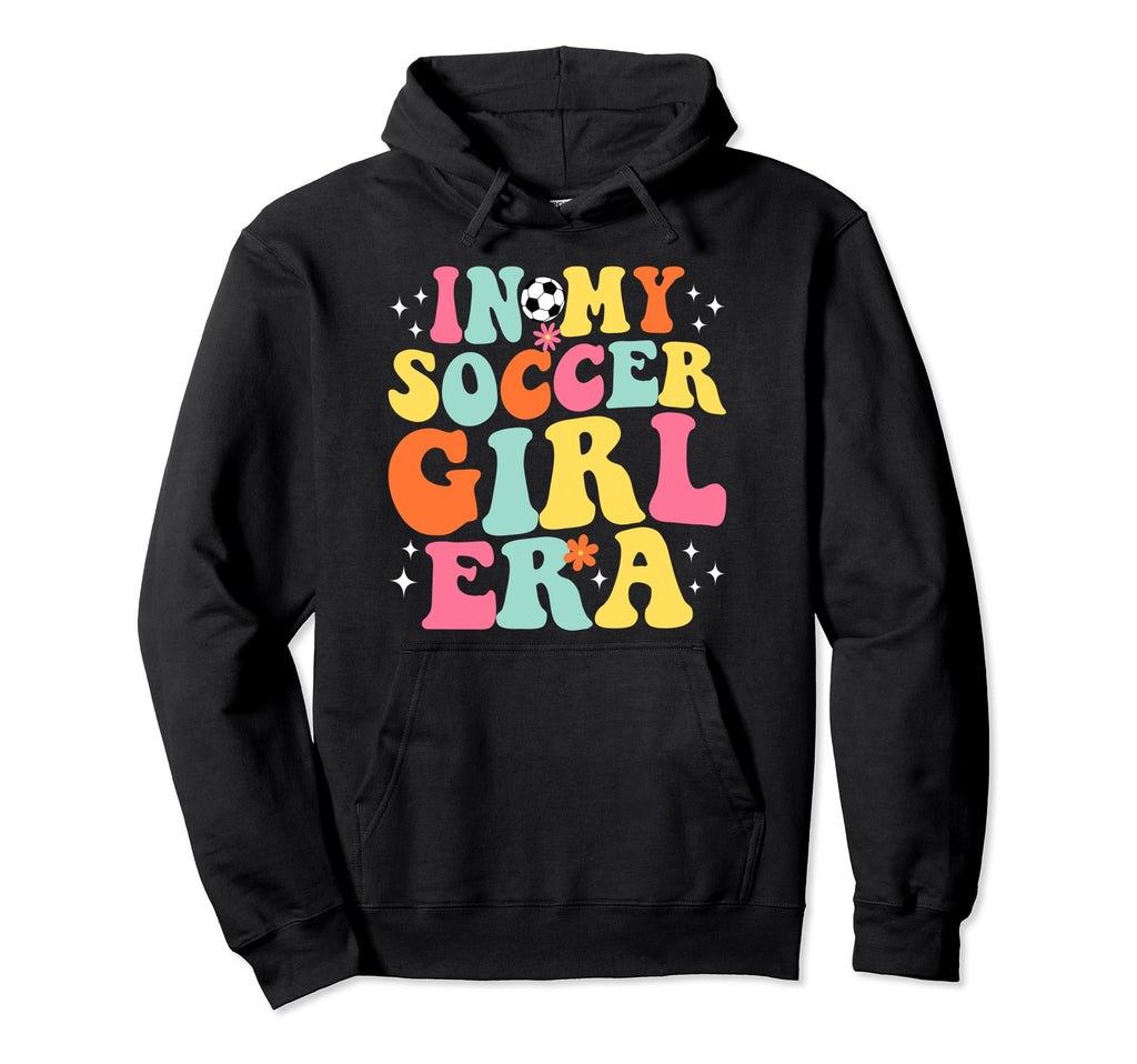 My Soccer Era Game Day Groovy Hoodie - Novelty Apparel for Adults