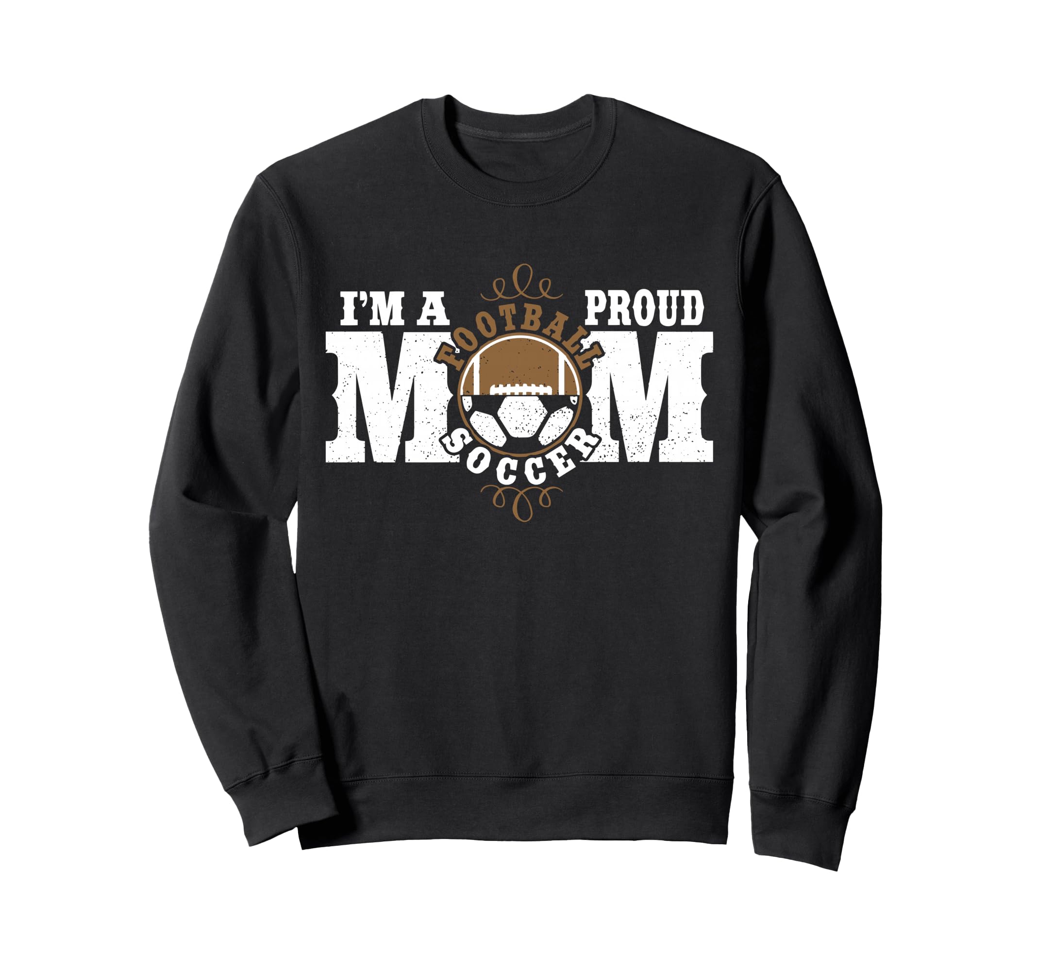 Im Proud Football Soccer Mom Sweatshirt - Streetwear Style Men Women