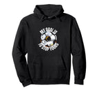 Funny My Goal Is To Stop Yours Soccer Hoodie - Minimalist Print for Adults