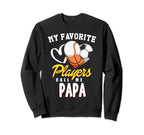 My Favorite Players Baseball Sweatshirt - Aesthetic Graphic for Adults