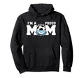 Im Proud Mom Funny Soccer Volleyball Mom Hoodie - Minimalist Print Unisex