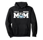 Im Proud Mom Funny Soccer Volleyball Mom Hoodie - Minimalist Print Unisex