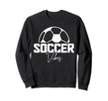 Soccer Vibes Soccer Player Sweatshirt - Casual Everyday Wear Unisex
