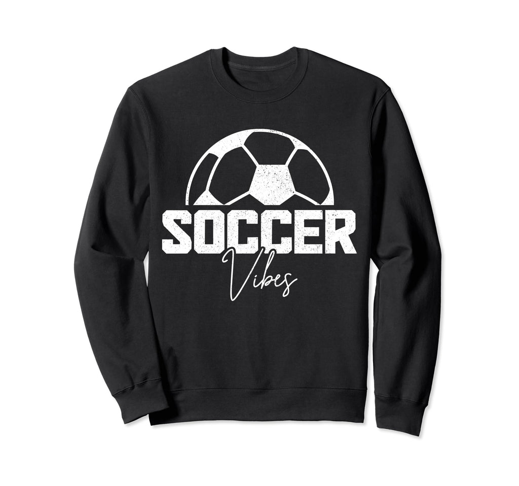 Soccer Vibes Soccer Player Sweatshirt - Minimalist Print Men Women