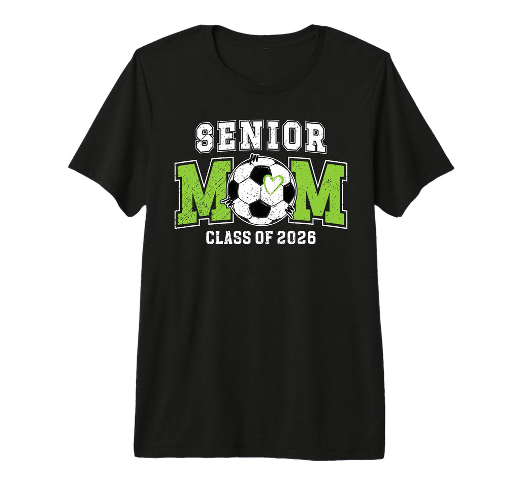 Soccer Senior Mom Class 2026 Soccer T-Shirt - Custom Art Print Men Women