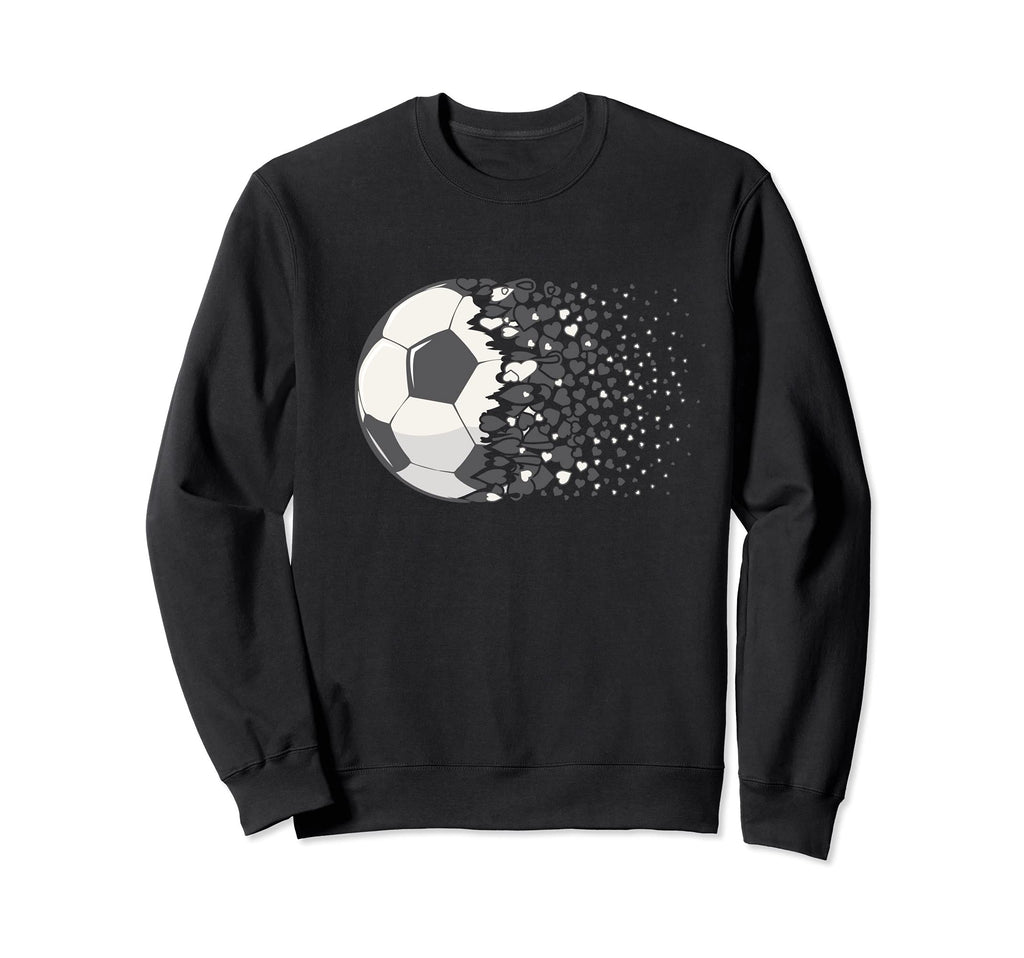 Soccer Soccer Heart Soccer Player Sweatshirt - Trendy Graphic for Adults