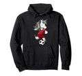 Soccer Unicorn Love Funny Magical Team Hoodie - Trendy Graphic Men Women
