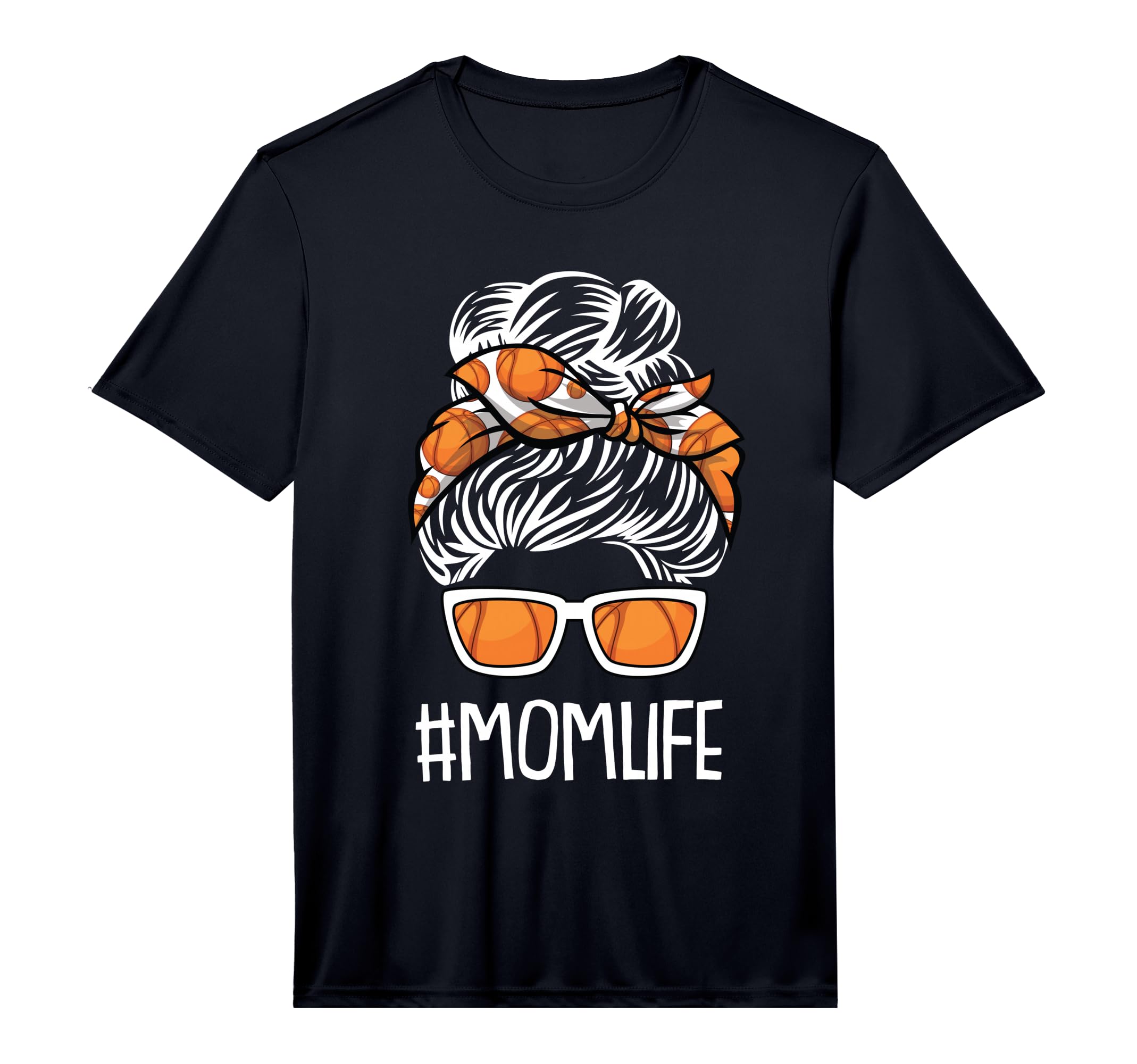Mens Mom Life Mothers Day Basketball T-Shirt - Trendy Graphic Men Women