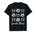 Soccer Mom Bow Soccer Mama Football T-Shirt - Minimalist Print for Adults